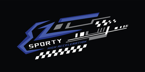 Obraz premium Car wrap stickers modification stripe vinyl decal template