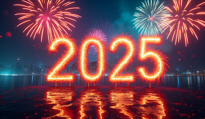 vibrant art surrounds colorful celebration sounds new year cheer celebrations