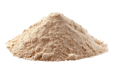 Close-up of single beige-colored grain of rice against transparent background. Grain intricate details, texture highlighted, drawing attention to. Central positioning of grain creates focal point.