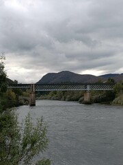 Puente sobre el río Sil en San Clodio, Galicia