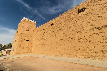 Walls of Qishlah Palace in Ha'il, Saudi Arabia