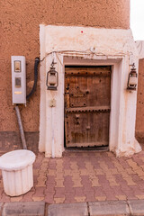 Door of an old house in Ha'il, Saudi Arabia