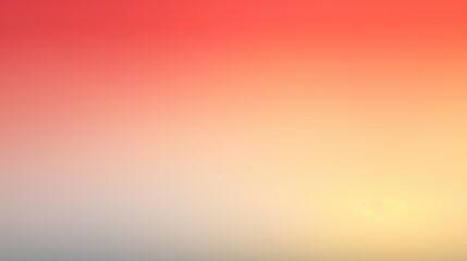 Obraz premium Smooth Red to Yellow Gradient Background. Warm and Modern Design Element.