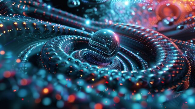 Abstract Visualization of Quantum Concepts in Digital Space