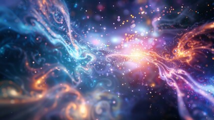 Quantum Coherence in Living Systems Abstract Art