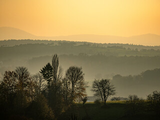 Agrarlandschaft im Herbst