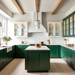 Fototapeta premium Kitchen design Generative AI