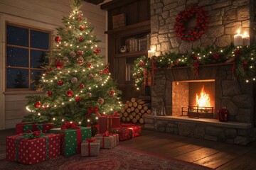 Interior Christmas Décor Trends for a Warm, Red-Themed Season