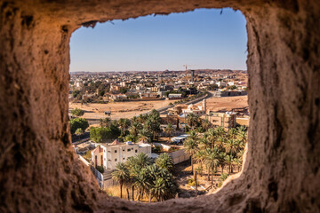 View from Zabal (Zaabal) castle in Sakaka, Saudi Arabia