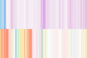 Illustration Thick Thin Fine Lines, Showing a Split Page of Vertical Stripes with a Horizontal White Dividing Strip.