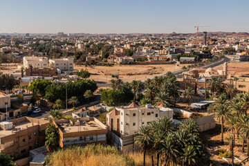 Obraz premium Aerial view of Sakaka, Saudi Arabia