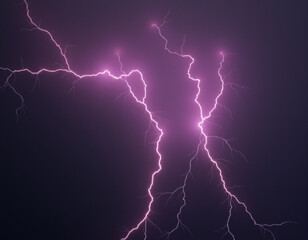 lightning concept. Generative ai.