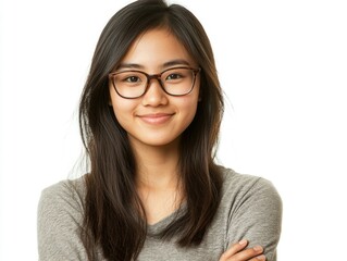 Fototapeta premium Elevated Perspective: A Young Professional
