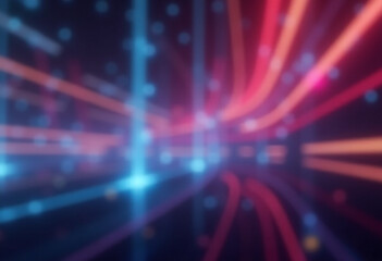 abstract background features vivid futuristic graphics colorful blur effect