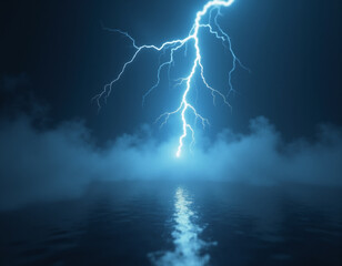 lightning concept. Generative ai.