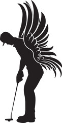 Golfer in Wings