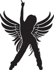 Zumba Dancer  in Wings