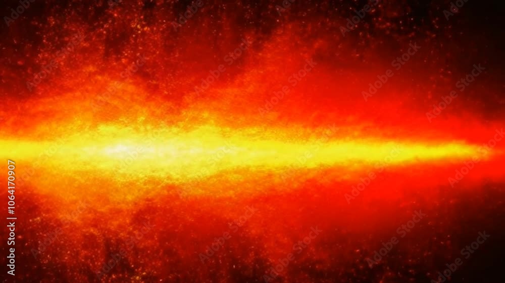 Wall mural smooth red yellow glowing gradient background with coarse grain for looping. fire light animation in