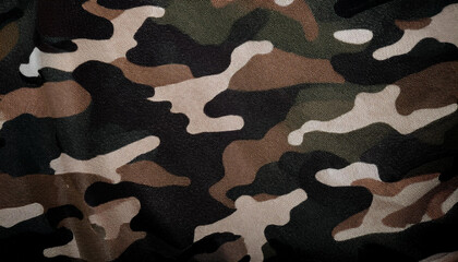 Naklejka premium Camouflage Pattern Background