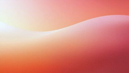 Sunset Hues: Coral Wave Abstract