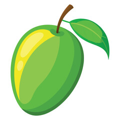 mango vector  on white background