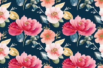 Sophisticated Watercolor Floral Design for Elegant Home Decor