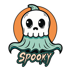  happy halloween spooky vibe t shirt design vector