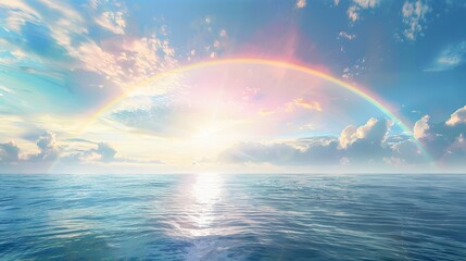 Rainbow Seascape.