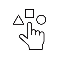 Variety icon Simple thin outline