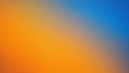 Vibrant orange to blue gradient, smooth blend.