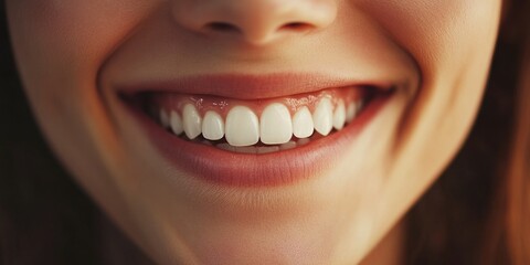 Smiling Woman with Open Mouth