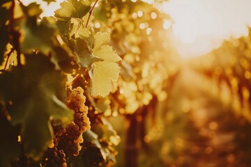 Golden Hour in the Vineyard