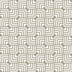 Seamless geometric abstract pattern with an overlapping style