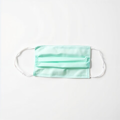 A face mask on a white background