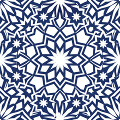 islamic pattern background on white background