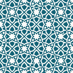 islamic pattern background on white background