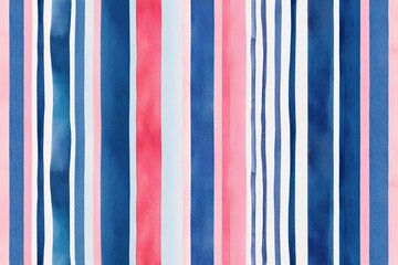 Stunning Watercolor Wallpaper Featuring Textured Blue and Pink Stripes
