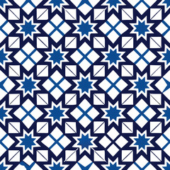 islamic pattern background on white background