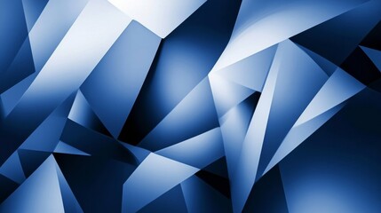 Obraz premium background with blue gradient and geometric shapes, modern digital design, vibrant colors, clean and dynamic composition.