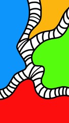 background with a rainbow