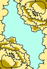 hand drawn illustration of an background