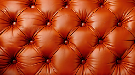 Fototapeta premium A cozy living room featuring a classic brown leather sofa that elevates comfort and style for any home design.