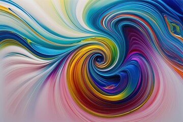 Obraz premium Dynamic Oil Texture Swirls on Frosted Canvas Background