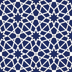 Fototapeta premium islamic pattern background on white background