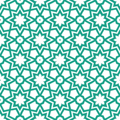 islamic pattern background on white background
