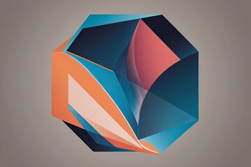 Geometric Design of Pentagons and Curves in Biomedical Technology Illustration