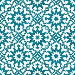 islamic pattern background on white background