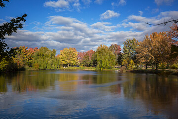 Autumn at Parc Angrignon, Quebec, Canada
