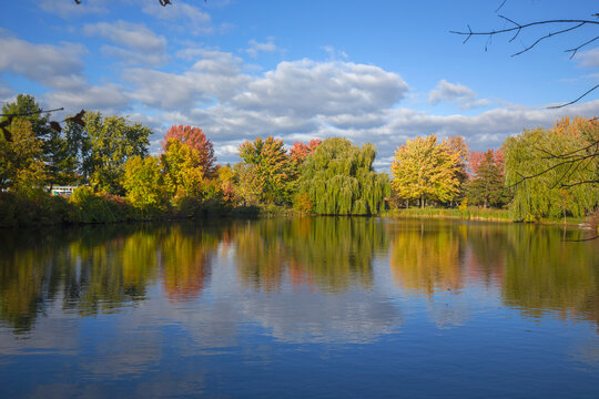 Autumn at Parc Angrignon, Quebec, Canada