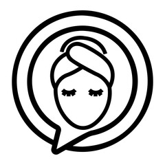facial Line Icon
